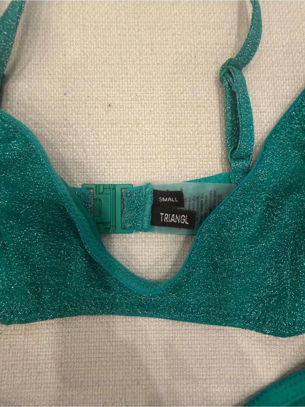 Triangl Swimwear Jaded Sparkle Bikini + Skirt